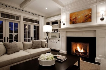 Living Room - Interior Design in Mississauga by Parsons Interiors Ltd.