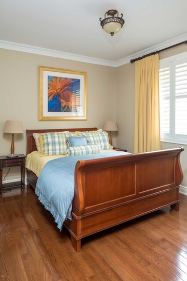 Bedroom - Custom Bedding in Oakville ON by Parsons Interiors Ltd.