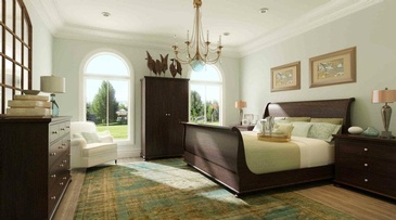 Bedroom - Custom Bedding in Oakville by Parsons Interiors Ltd.