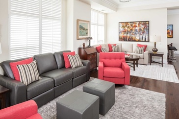 Family Room Bloor West - Custom Sofa Mississauga by Parsons Interiors Ltd.