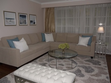 Mineola East Living Room - Interior Design Specialist GTA at Parsons Interiors Ltd.