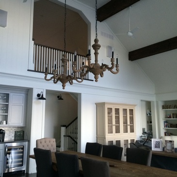 Muskoka Dining Room - Interior Design Consultants in Oakville ON at Parsons Interiors Ltd.