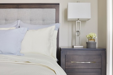 Guest Bedroom Bedding - Certified Interior Design Specialist Oakville at Parsons Interiors Ltd.