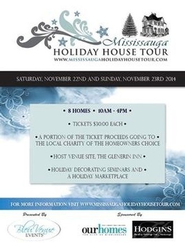 Mississauga Holiday House Tour Tickets - Media Mentions for Parsons Interiors Ltd.