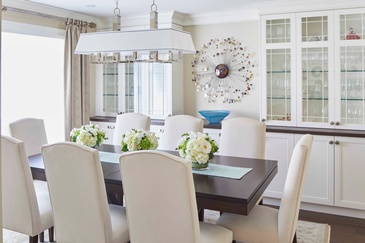 Dining Room Renovations - Interior Design Consultants Oakville by Parsons Interiors Ltd.