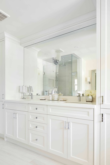Master Bathroom Vanity Custom Millwork - Interior Design Oakville