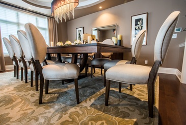 Dining Room - Custom Home Decor in Oakville ON by Parsons Interiors Ltd.
