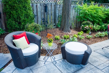 Outdoor Seating - Custom Home Decor in Oakville ON by Parsons Interiors Ltd.