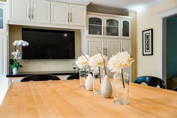 Kitchen Island Accessories - Custom Home Decor in Oakville ON by Parsons Interiors Ltd.
