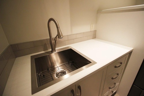 Kitchen Sink - Basement Renovation Calgary by Affordable Basement Renovations Ltd