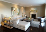West Vancouver Living Room design by Monica Rose Designs