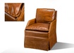 Caramel Brown color Studio Chair at ViVi Upholstery