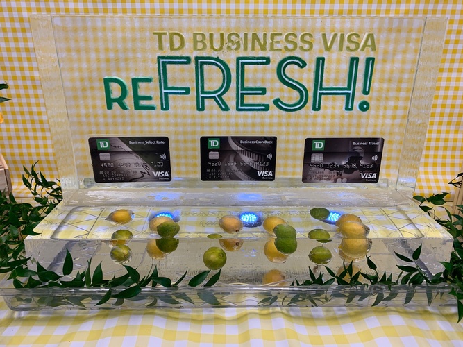 Logo Design for TD Business Card Launch - Covid-19 Specials by Festive Ice Sculpture 