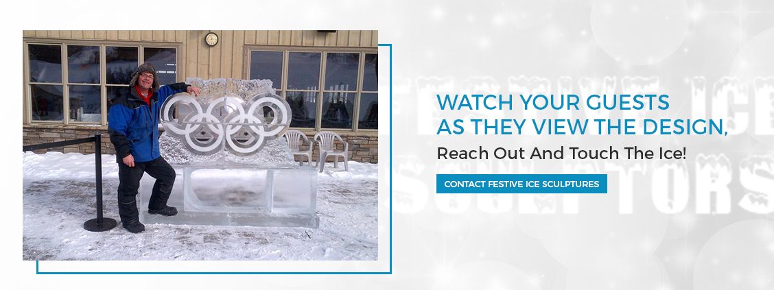 Ice Sculpture Centerpieces for Weddings by Festive Ice Sculptures