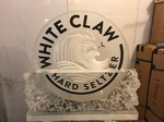 White Claw Hard Seltzer Logo - COVID 19 Ice Sculptures