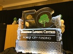 Dominion Lending Forest City Logo - COVID 19 Ice Sculptures London