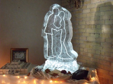 Wedding Ice Sculpture Mississauga by Festive Ice Sculptures 