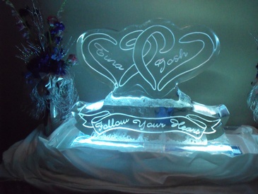 Best Table Ice Centerpiece by Festive Ice Sculptures 