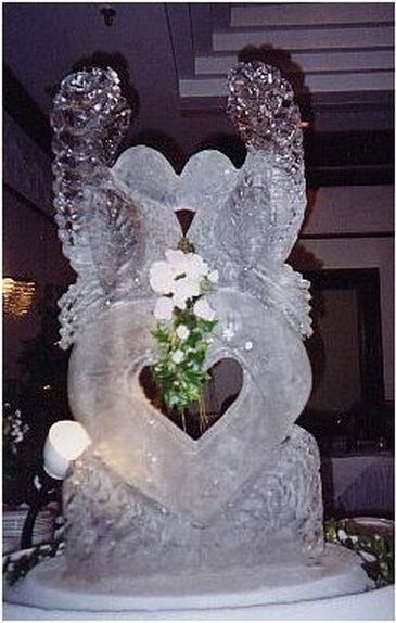Wedding Ice Sculptures in London, Ontario by Festive Ice Sculptures