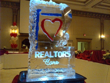Corporate Ice Logos in Oakville by Festive Ice Sculptures
