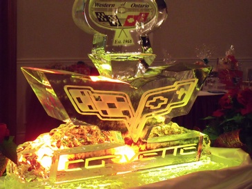 Corporate Ice Logos in Oakville by  Festive Ice Sculptures
