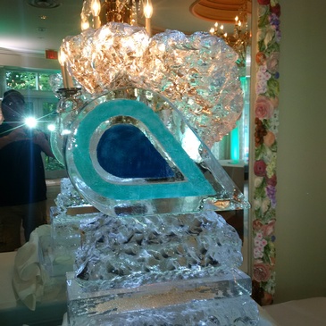 Corporate Ice Logos in Oakville by Festive Ice Sculptures 