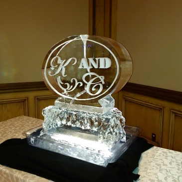 Corporate Ice Logos in Windsor by Festive Ice Sculptures 
