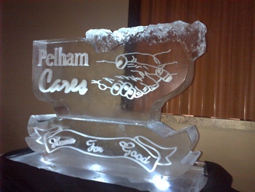 Corporate Ice Logos in Windsor by Festive Ice Sculptures 