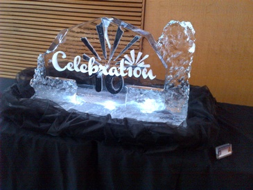 Corporate Ice Logos Chatham Ontario by Festive Ice Sculptures