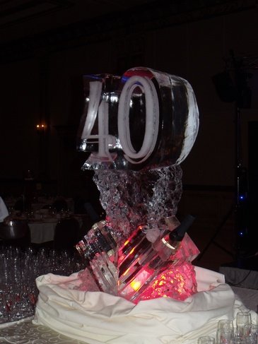Birthday & Anniversaries Ice Sculpture by Festive Ice Sculptures