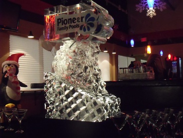 Corporate Ice Logos Toronto by Festive Ice Sculptures 