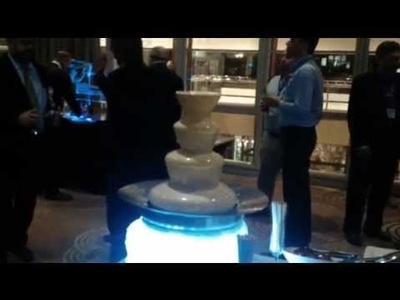 Special chocolate fountain for a party