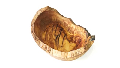 Rustic Olive Wood Dish - Small