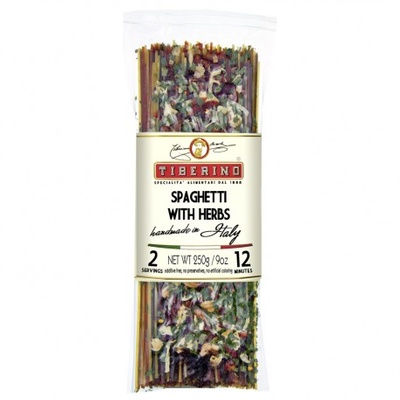Spaghetti  Tri-Colore with Herbs