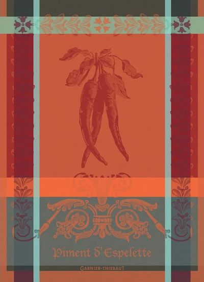 Piment d'Espelette -  French Tea Towel