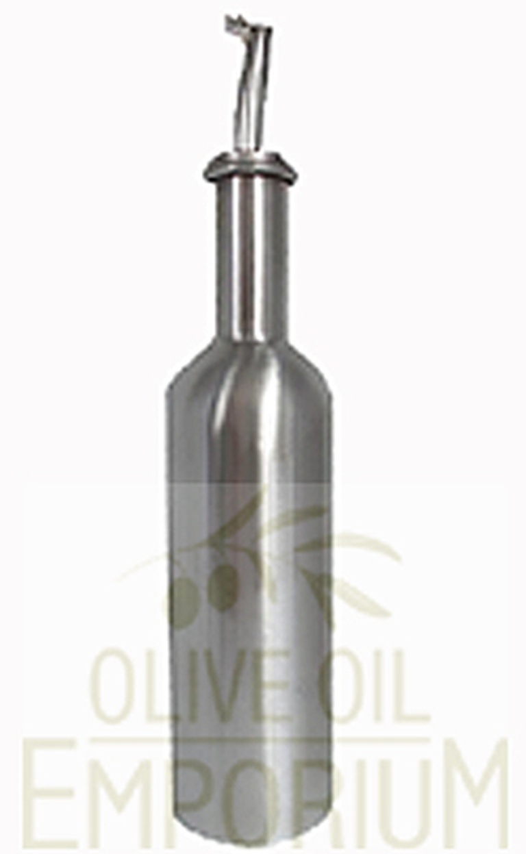 Olive Oil Dispenser - Stainless Steel - 250ml with Spout