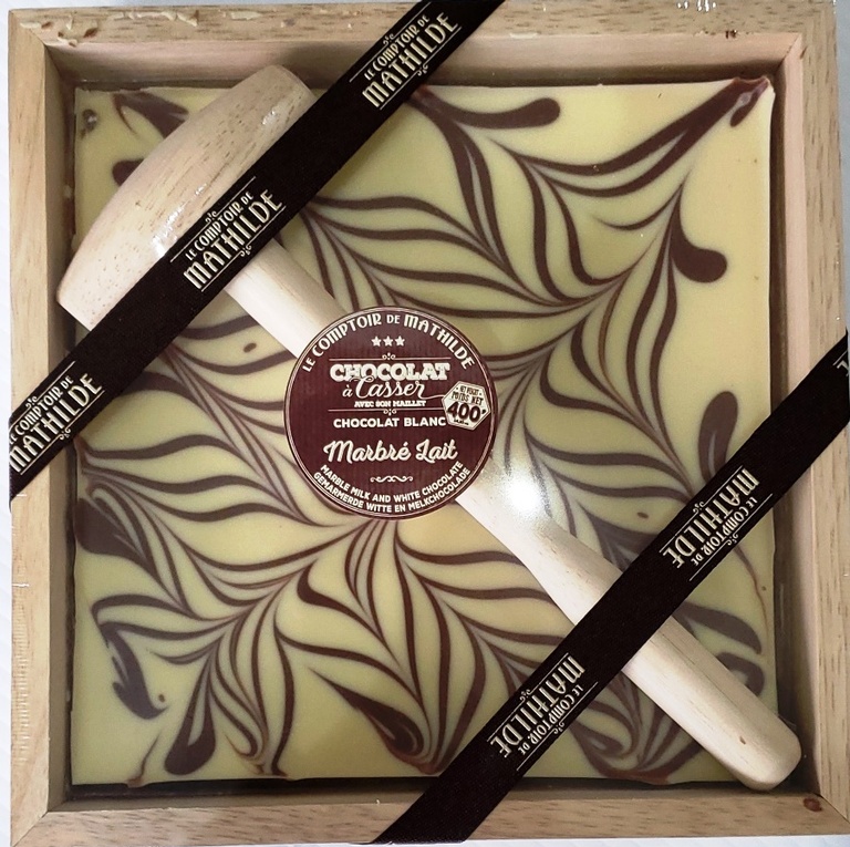 Marble Chocolate - French Chocolate with Hammer