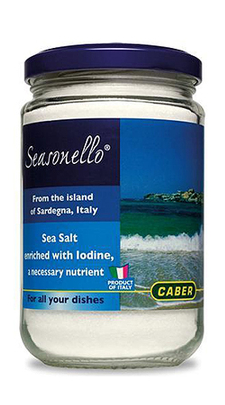 Sea Salt, Iodized - Seasonello
