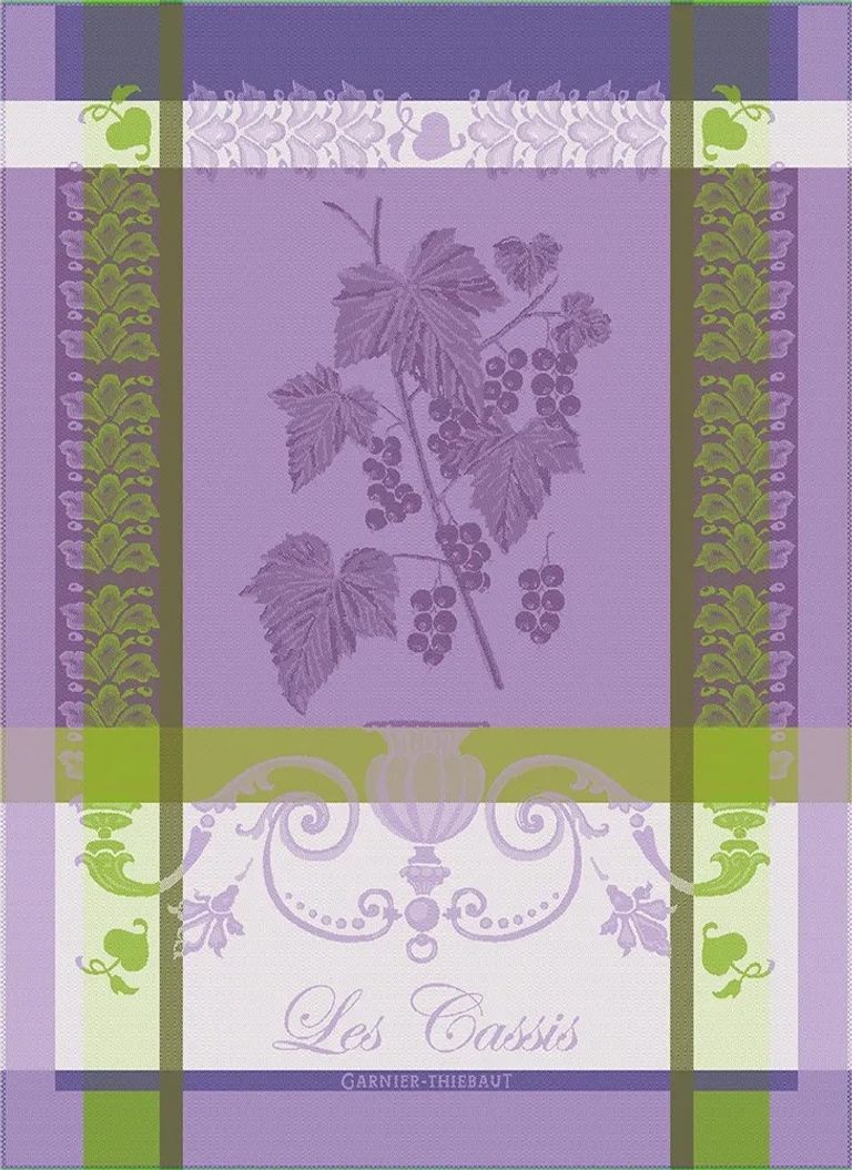 Les Cassis French Tea Towel