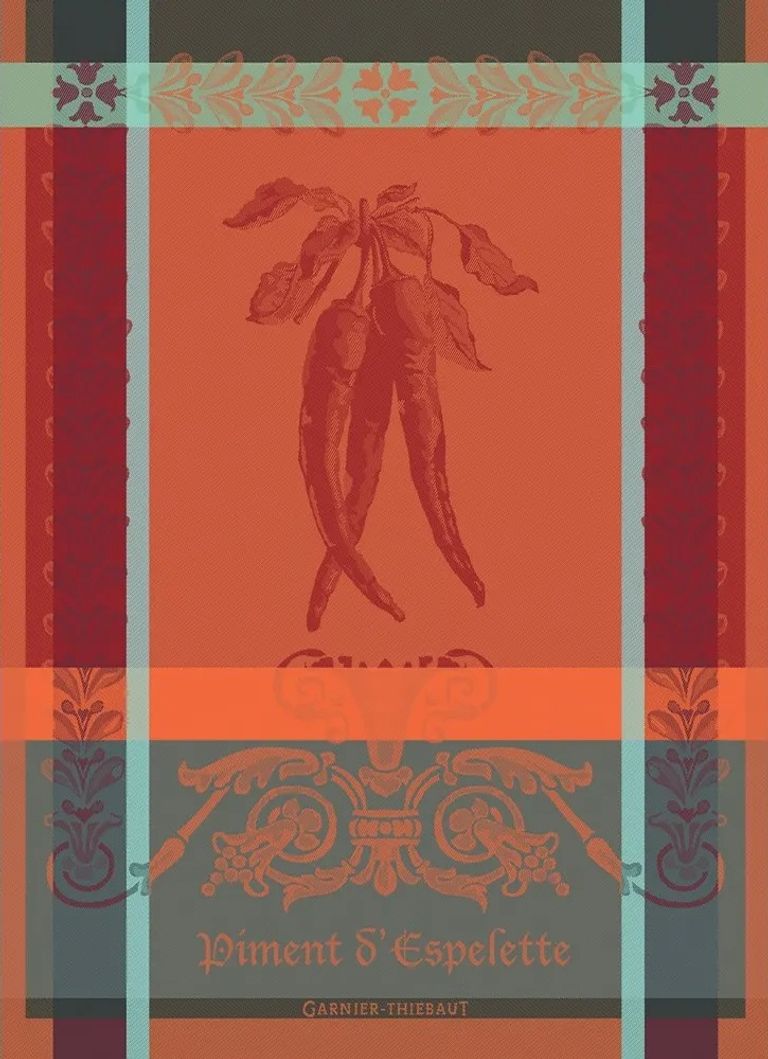 Piment d'Espelette -  French Tea Towel