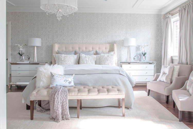 Soho Chic Style Bedroom Renovations GTA by Royal Interior Design Ltd