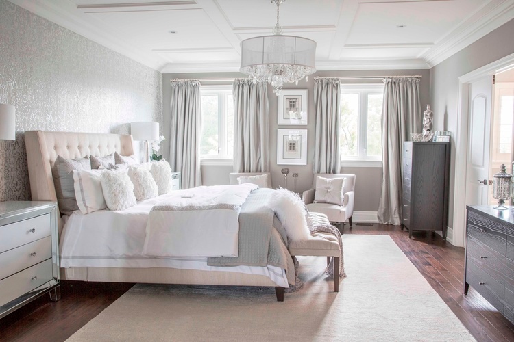 Elegant Bedroom Renovations Aurora by Royal Interior Design Ltd