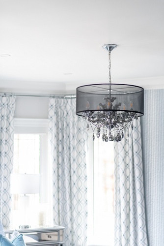 Decorative Crystal Chandelier - Stouffville Bedroom Decorations by Royal Interior Design Ltd