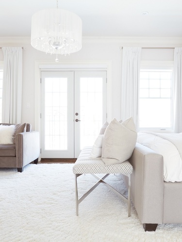 Bright White Bedroom Renovation Services in Markham by Royal Interior Design Ltd