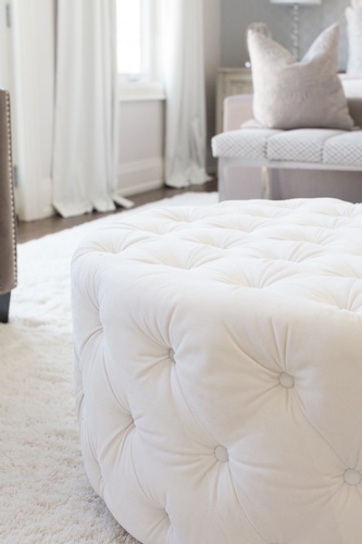 White Ottoman - Bedroom Renovations Newmarket ON by Royal Interior Design Ltd