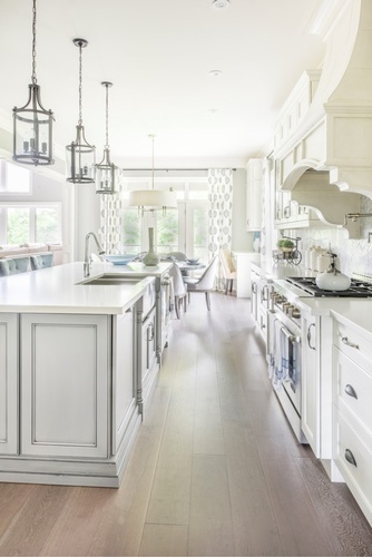 Bright White Kitchen - GTA Kitchen Renovation by Royal Interior Design Ltd