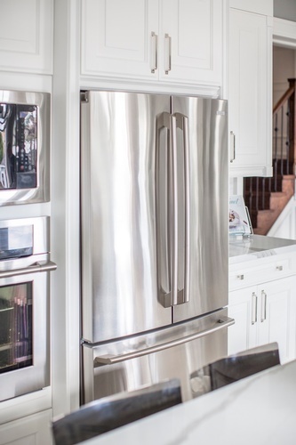Refrigerator - Kitchen Renovation Stouffville by Royal Interior Design Ltd