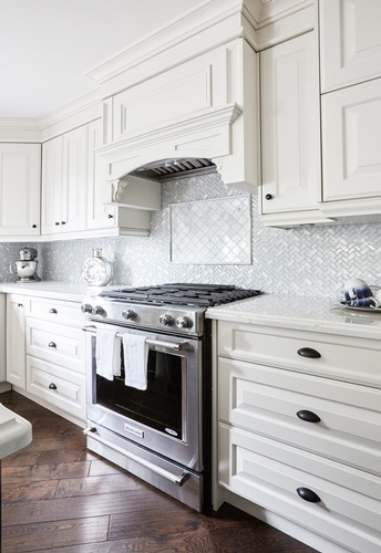 Crystal Chandelier - Kitchen Renovation Stouffville ON by Royal Interior Design Ltd