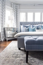 Cozy Bed and Bench - Bedroom Renovations GTA by Royal Interior Design Ltd