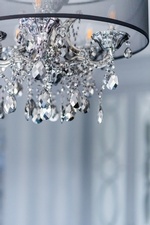 Decorative Crystal Chandelier - Bedroom Decorating Services Vaughan by Royal Interior Design Ltd